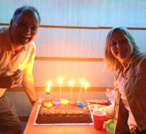 John and Kate Martin have that glow about them because they are celebrating their 50th birthdays.