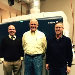 The owners of MPX Scott and Mike Duroche (left and center) and Phil Kotula are growing the company by spreading goodness.