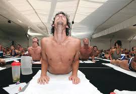 This image cracks me up: he's my Hot Yoga hero. How I yearn for a flat belly again!