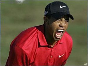 Fear and anger always get in the way of greatness. I wish I could coach Tiger Woods.