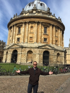 Lovely day in Oxford, England. Working on the Seven Fs, visiting the Radcliff Camera with family.