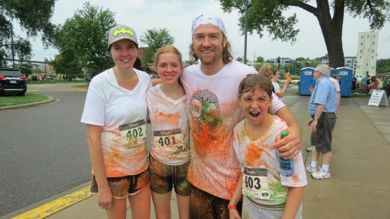Whether running as a family or joining him at work, Darin is leaving a legacy for his kids by blending the Seven Fs.