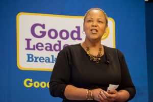 Patience Ferguson filled our souls at the Good Leadership Breakfast with a preacher-like message about the people who shaped her life