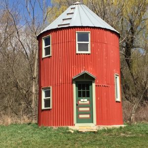 Jodi and Stan restored the round barn on their property into a charming guest house.