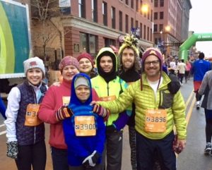 The Turkey Day 5K is a Minneapolis tradition to help families burn away the calories from Thanksgiving Day. The Batz family represented!