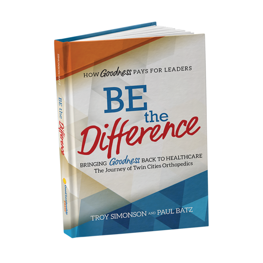 Be the Difference Book Good Leadership