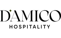 Logo for D'amico Hospitality in black